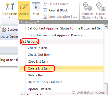 Sharepoint List Action Sharepoint List Action