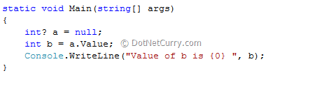 C# Nullable Type