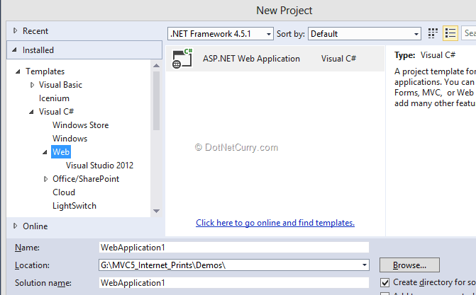 one-aspnet-webtemplate