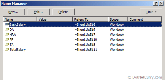 excel name manager excel name manager