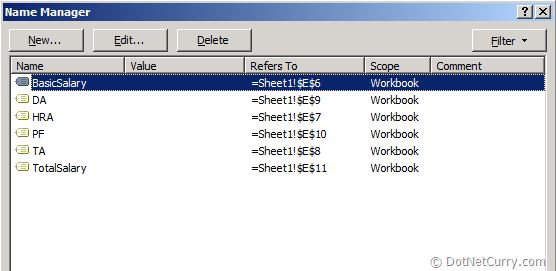 excel name manager