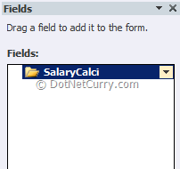 Fields Task Pane Fields Task Pane