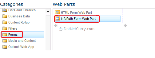 Infopath Form WebPart Infopath Form WebPart