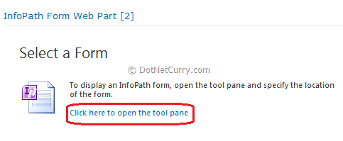 Infopath Form WebPart Infopath Form WebPart