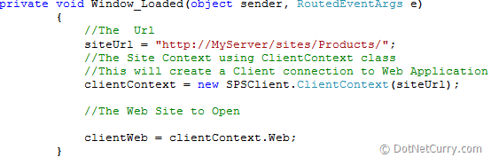 client context