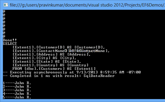 asyncoutput asyncoutput