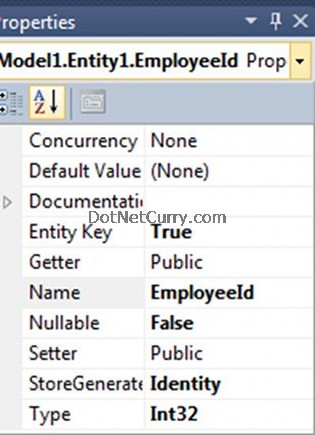 EF Indentity Column