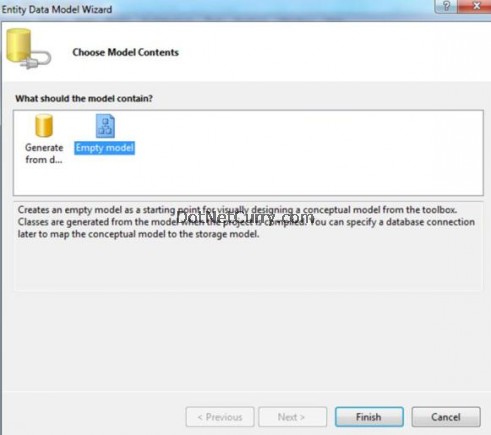 Entity Model Data Wizard