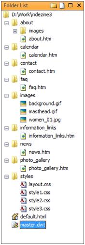 Folder List