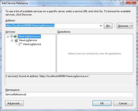 Add Service Reference
