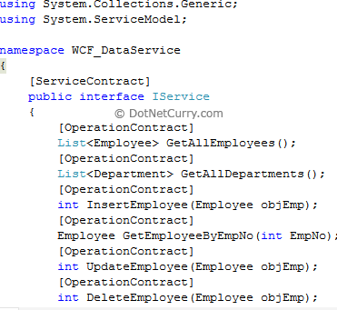 WCF IService