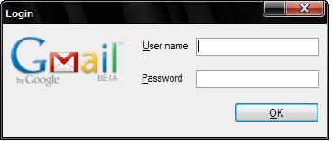 GMail Notifier Login