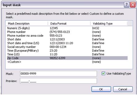 Windows Forms 2.0 – The MaskedTextBox Control Recipes DotNetCurry