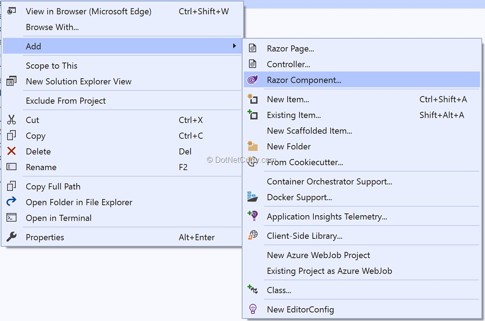 adding-razor-component adding-razor-component