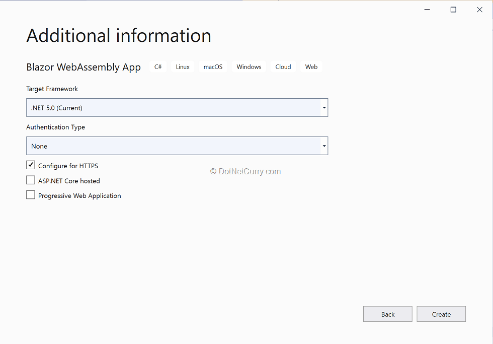 dotnet5-famework-selection dotnet5-famework-selection