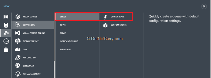 create-queue create-queue