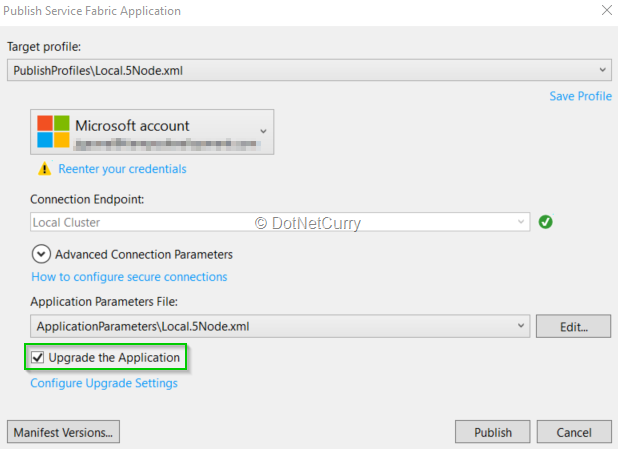 publish-for-upgrade publish-for-upgrade