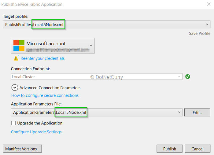 publish-service-fabric-application publish-service-fabric-application