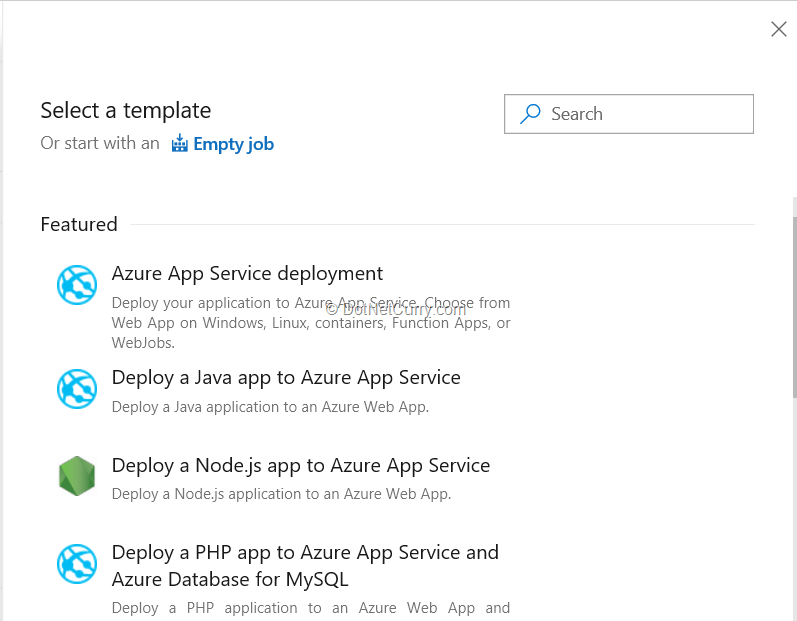 select-deployment-template-for-azure-app-service select-deployment-template-for-azure-app-service