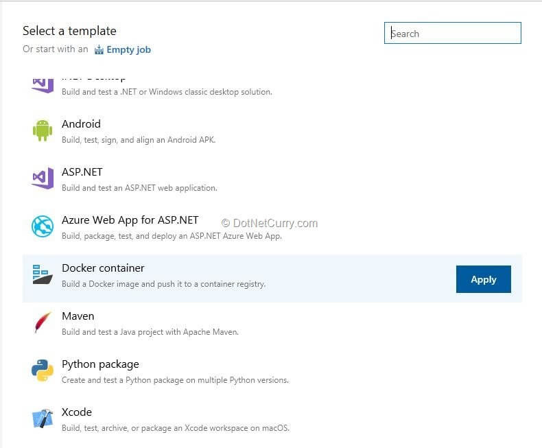 docker-container-template docker-container-template