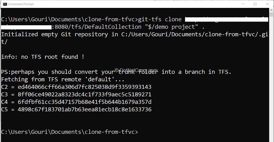 tfs-git-clone tfs-git-clone