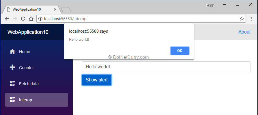 call-javascript-method-dotnet-interop call-javascript-method-dotnet-interop