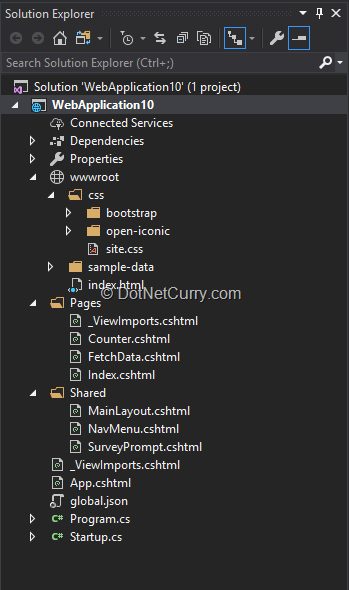 new-blazor-project-structure new-blazor-project-structure