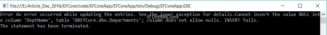 exception-deptname exception-deptname