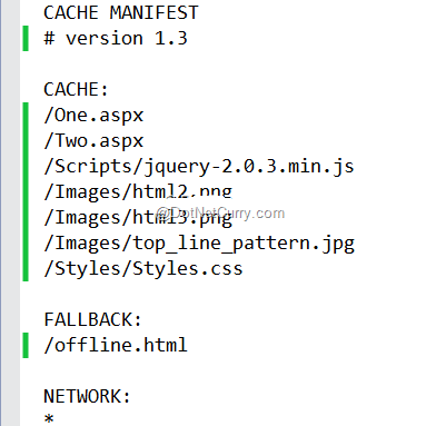 cache-manifest cache-manifest