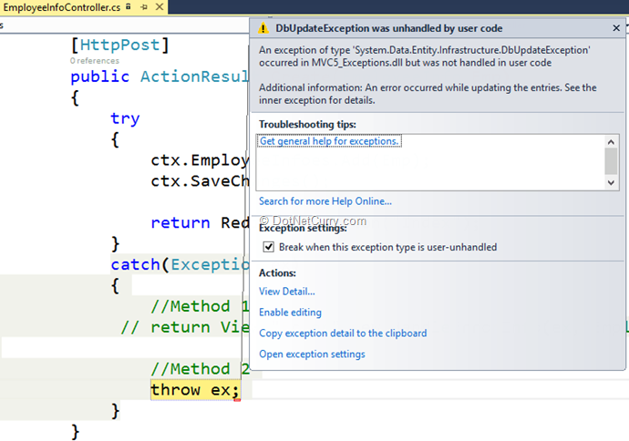 C# exception handling best practices : r/dotnet
