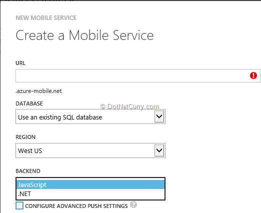 azure-backend-options azure-backend-options