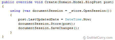 RavenDB Create