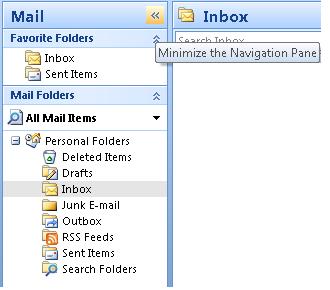 Navigation Pane