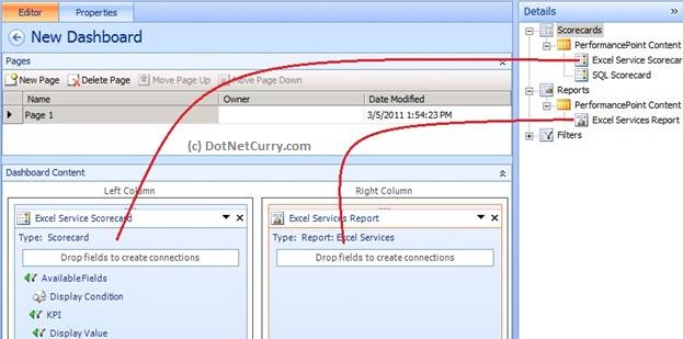 excel service dashboard