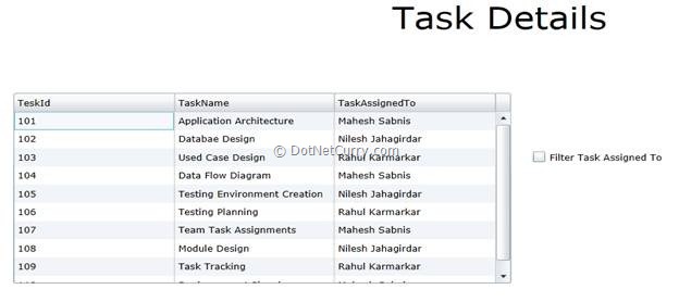 Silverlight DataGrid Excel Filter