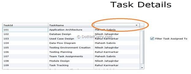 Silverlight DataGrid Excel Filter