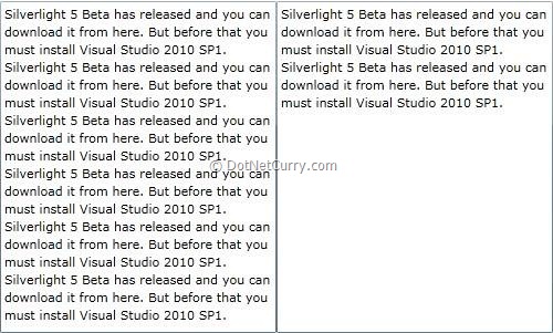Silverlight 5 RichTextBoxOverflow