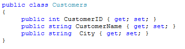 Customer class
