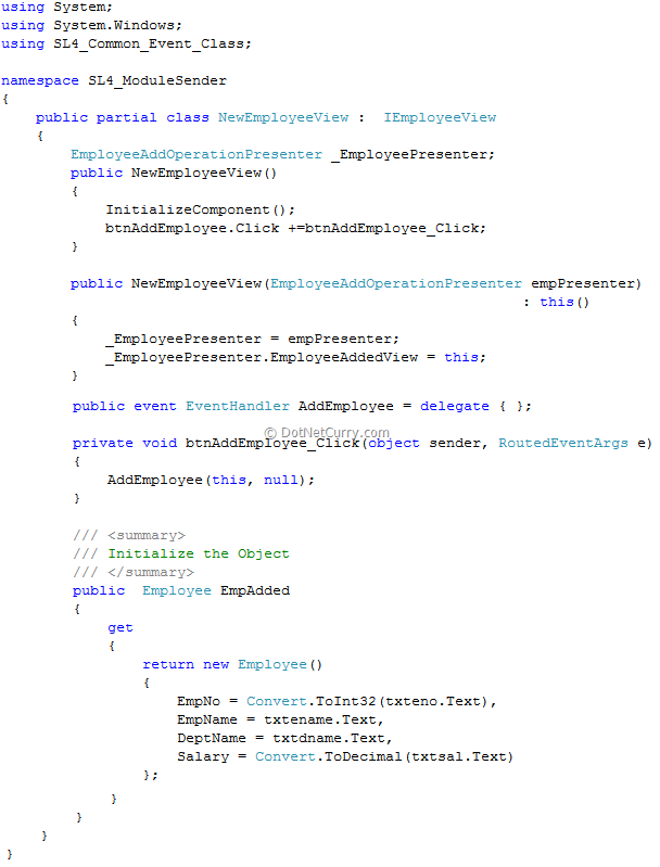 prsim-newemployee-view-code
