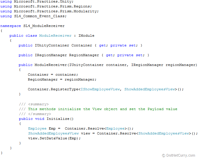 silverlight-module-receiver