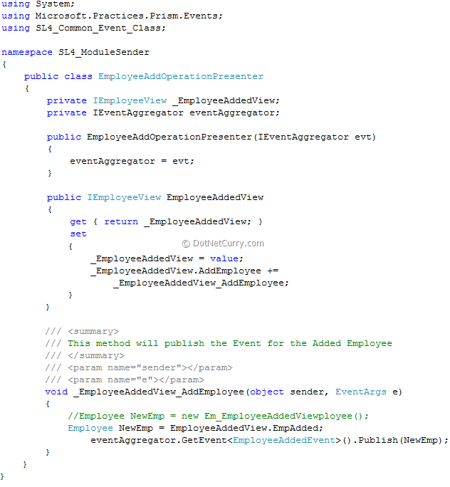 silverlight-prism-module-sender