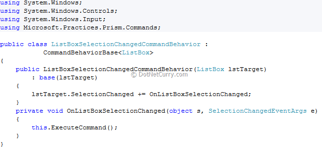 prism-command-behavior