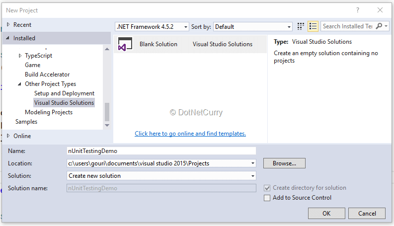 Right click in Visual Studio 2013 not showing create unit test