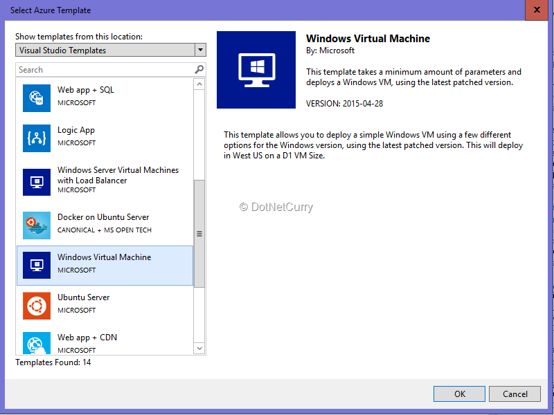 select-azure-template select-azure-template