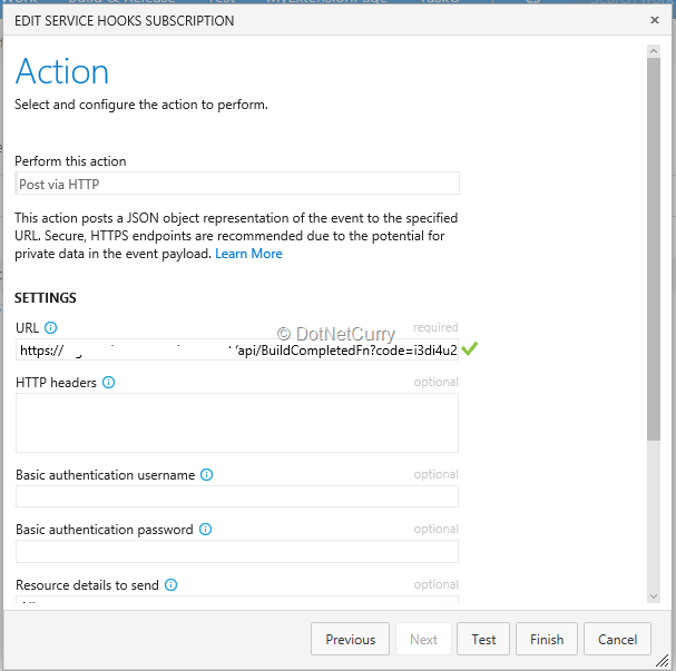 url-for-azure-function url-for-azure-function