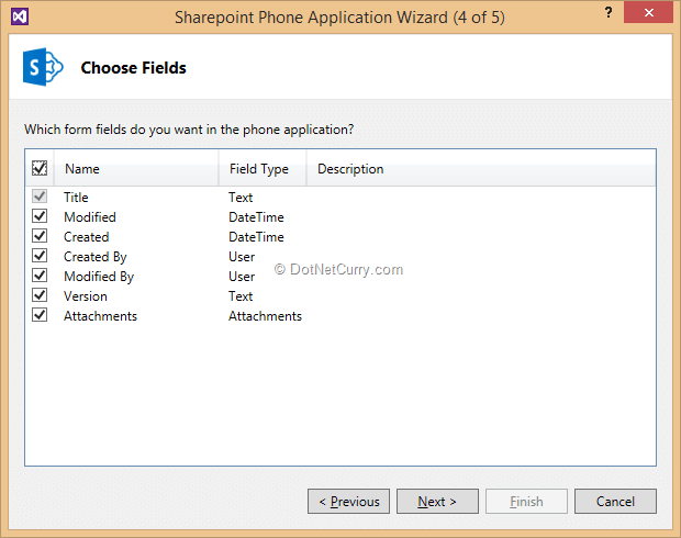 sharepoint-choose-fields