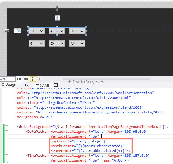date-time-markup