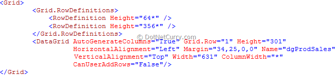WPF DataGrid Style