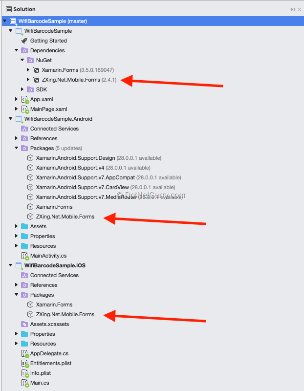 xamarin-app-project-structure xamarin-app-project-structure